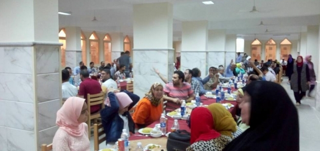 افطار جماعى بجامعة كفر الشيخ