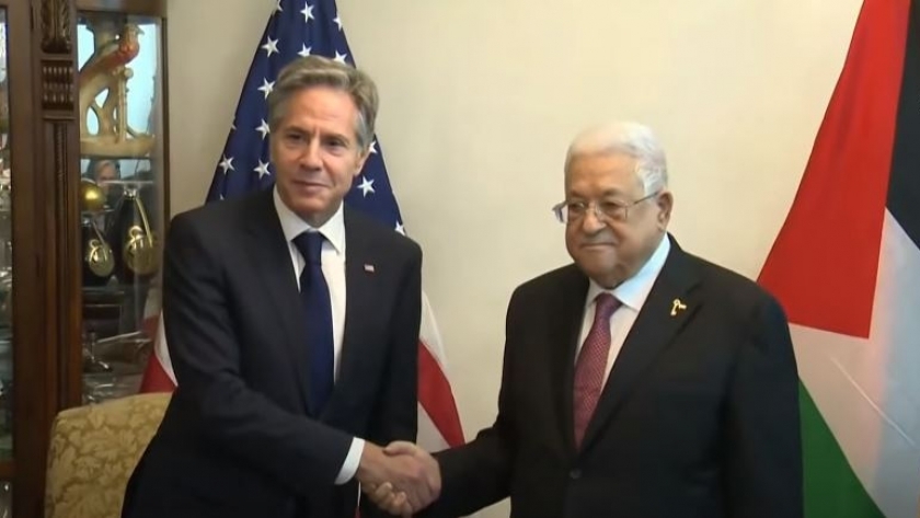 الرئيس الفلسطيني يستقبل وزير الخارجية الأمريكي