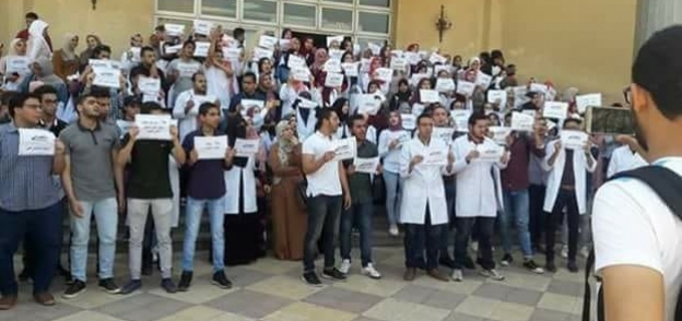 احتجاجات سابقة لطلاب كلية العلوم التطبيقية بجامعة بنى سويف
