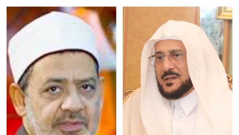 وزير الشؤون الإسلامية السعودي يطمئن على صحة الإمام الأكبر شيخ الأزهر