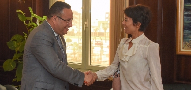 محافظ الإسكندرية يستقبل قنصل عام فرنسا بالثغر