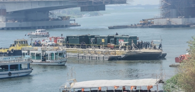 قوات الأمن أثناء استعدادها لتنفيذ قرارات الإزالة فى الجزيرة