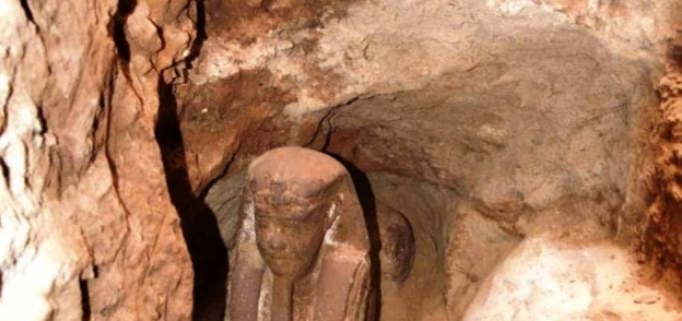 اكتشاف تمثال لأبي الهول بمعبد كوم أمبو في أسوان