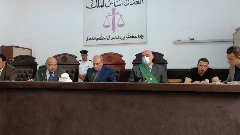 محكمة جنايات الفيوم برئاسة المستشار إيهاب جمال عبدالحكيم