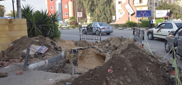 حفر لبناء سور حول محافظة الدقهلية
