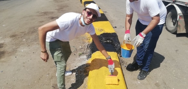 شباب 2030 ينظفون شوارع إمبابة