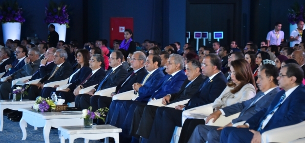 الرئيس عبدالفتاح السيسى خلال مشاركته فى الجلسة