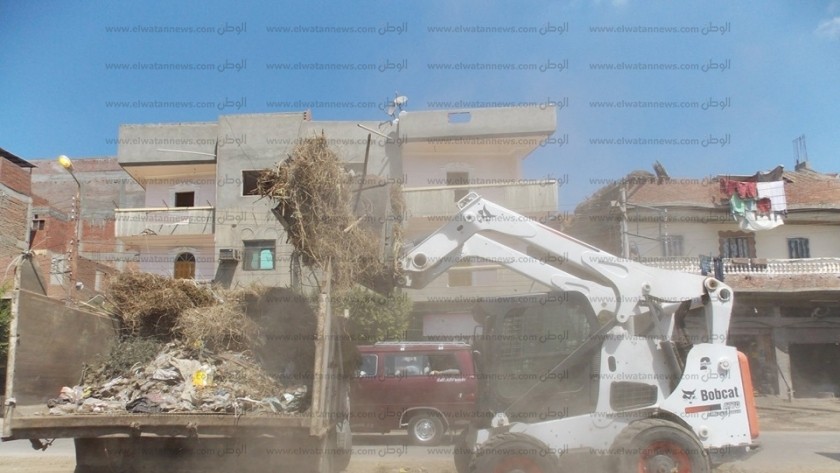 حملة نظافة فى قرى دسوق
