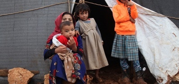 أطفال فى مخيمات «إدلب»
