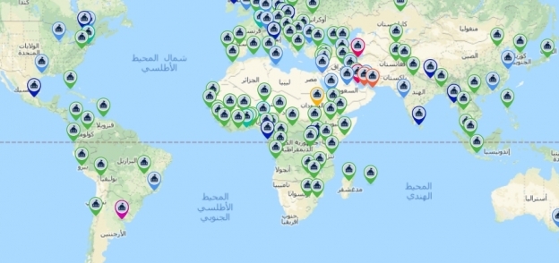 خريطة تفاعلية من "الهجرة"