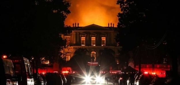 حريق متحف البرازيل