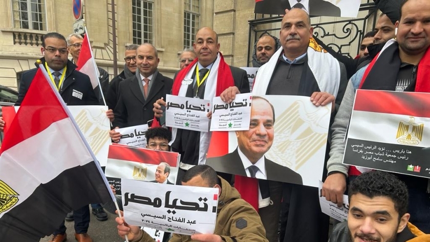 المصريين بفرنسا للانتخابات