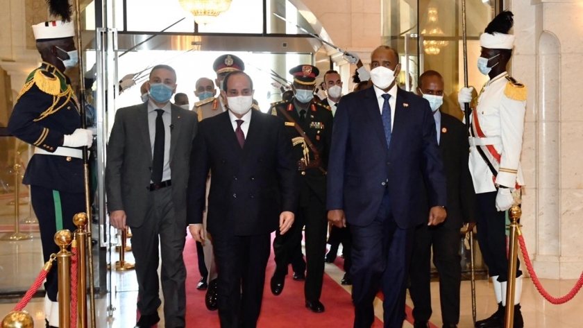 الرئيس السيسي في السودان