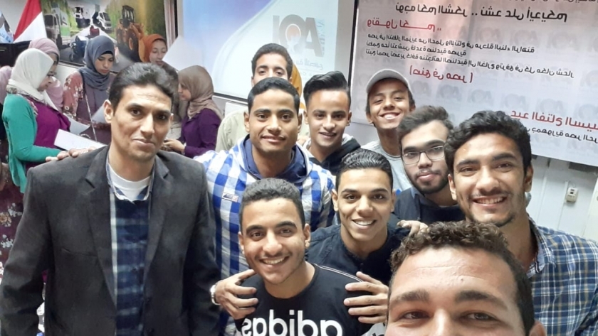 الفوج السادس من شباب الجامعات المصرية  في إطار مبادرة "كل يوم جديد"