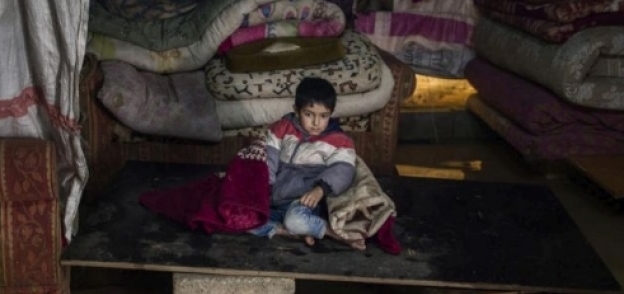 طفل سورى لاجئ بلبنان