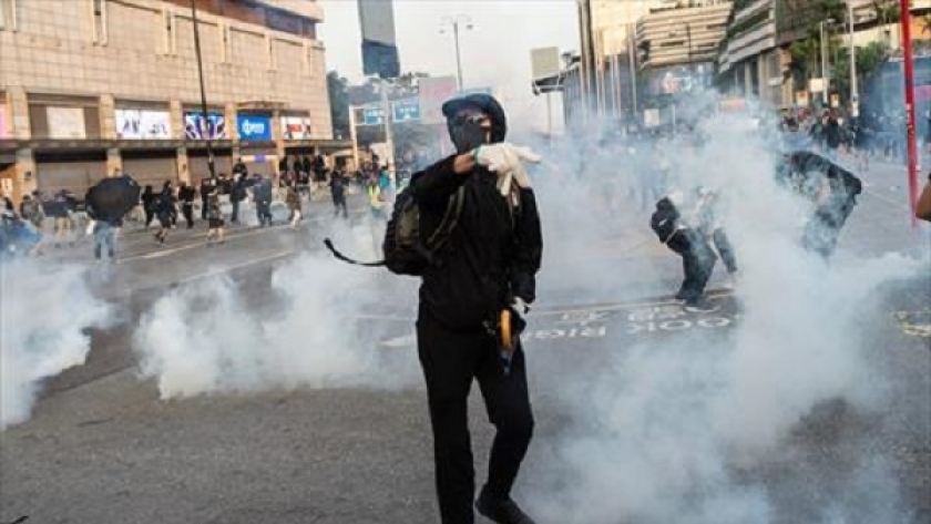 "هونج كونج" تدين أعمال العنف والتخريب في المنطقة