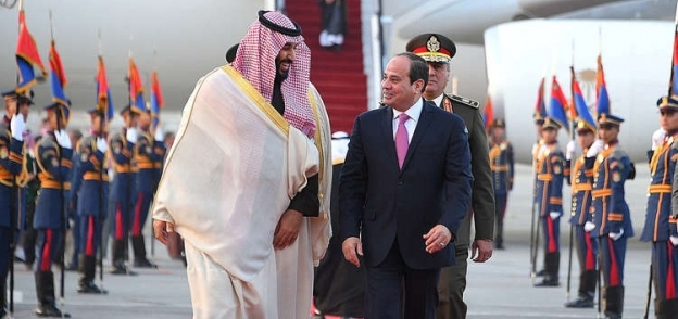 الرئيس عبد الفتاح السيسي مع الأمير محمد بن سلمان ولي عهد المملكة العربية السعودية