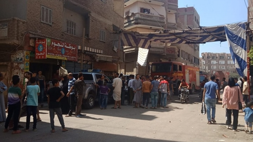 تعزيزات أمنية في أنشاص بعد سقوط قتيل وحريق خلال اشتباكات بين أسرتين