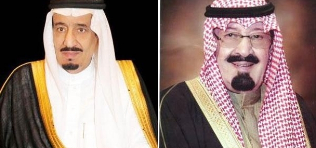 الملك عبدالله والملك سلمان بن عبدالعزيز