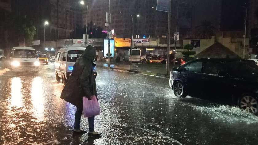 سيول علي الإسكندرية وغرق الشوارع