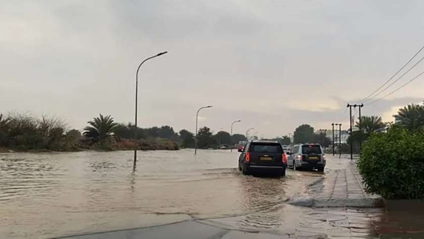 السيول والأمطار في سلطنة عمان
