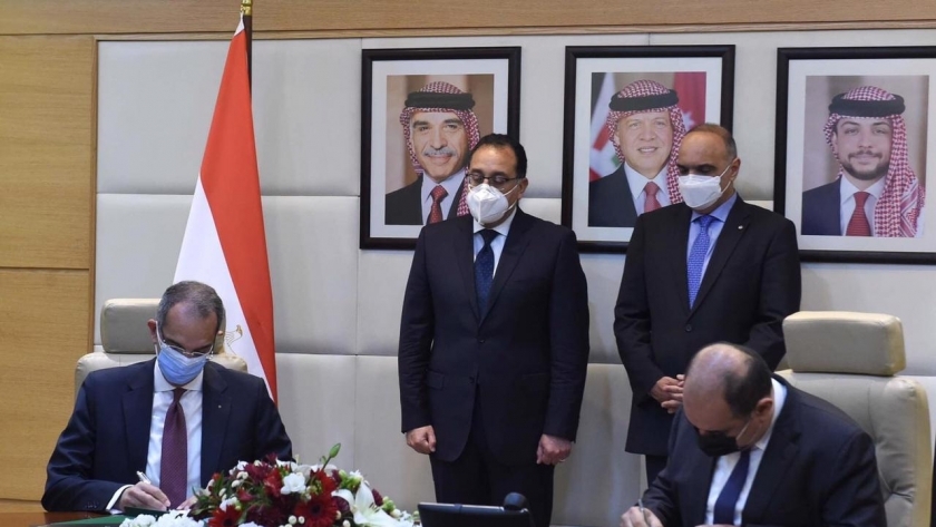 فى اطار أعمال الدورة الـ 29 للجنة العليا المصرية الأردنية المشتركة  برئاسة رئيسى وزراء البلدين  توقيع مذكرة تفاهم بين مصر والاردن في مجال تكنولوجيا المعلومات والاتصالات