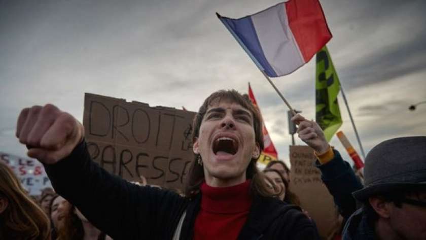 احتجاجات فرنسا- أرشيفية