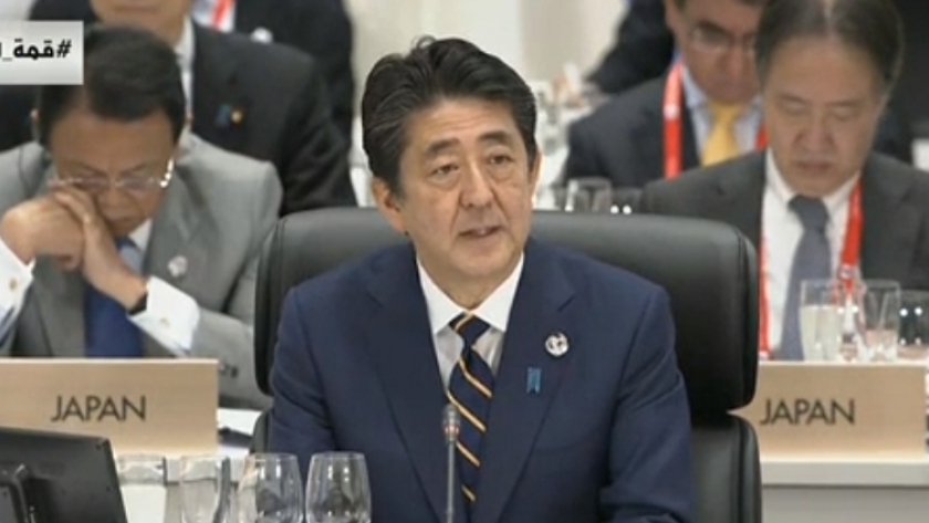شينزو آبي رئيس وزراء اليابان