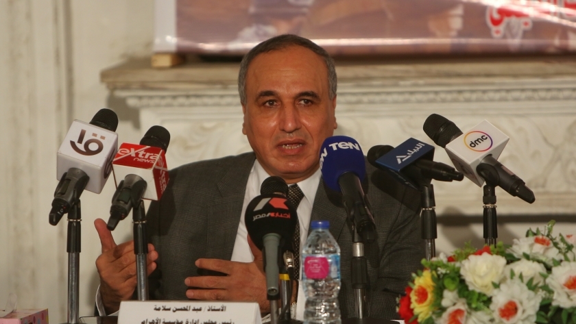 الكاتب الصحفي عبدالمحسن سلامة، رئيس مجلس إدارة الأهرام