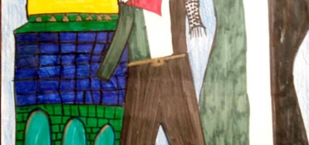 جانب من رسومات الأطفال عن القدس