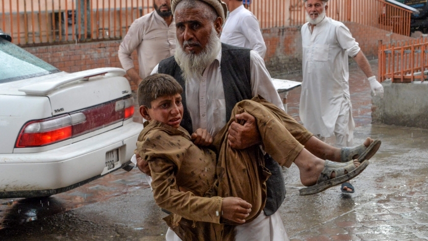 أحد المصابين في تفجير أفغانستان