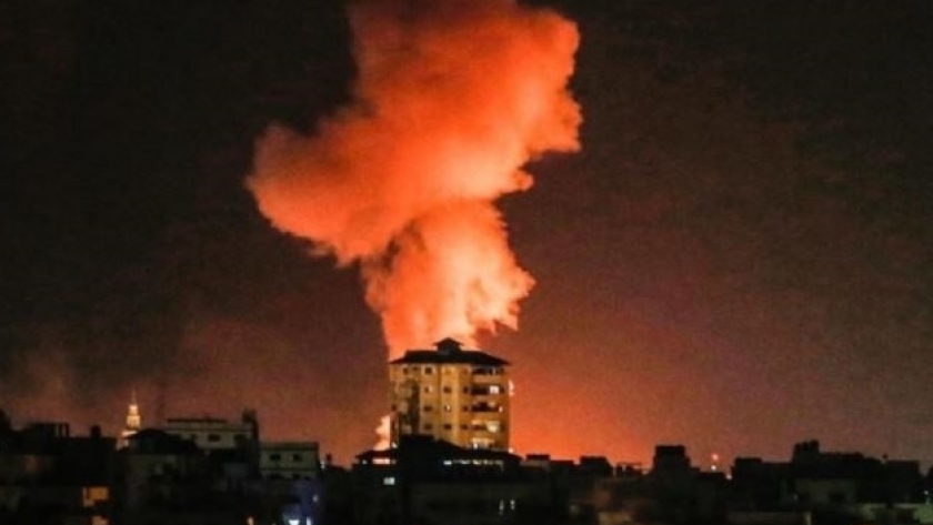 قصف إسرائيلى على غزة