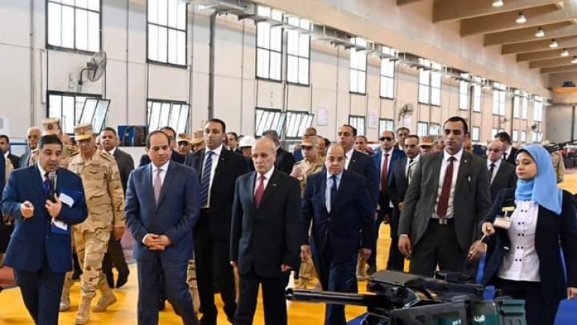 الرئيس عبدالفتاح السيسي يتفقد افتتاح أحدى المشروعات