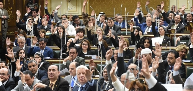 مجلس النواب خلال التصويت على أحد القوانين