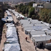 مخيم اللاجئين بجزيرة خيوس اليونانية