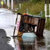 أضرار خلفها الإعصار في نيوزيلندا