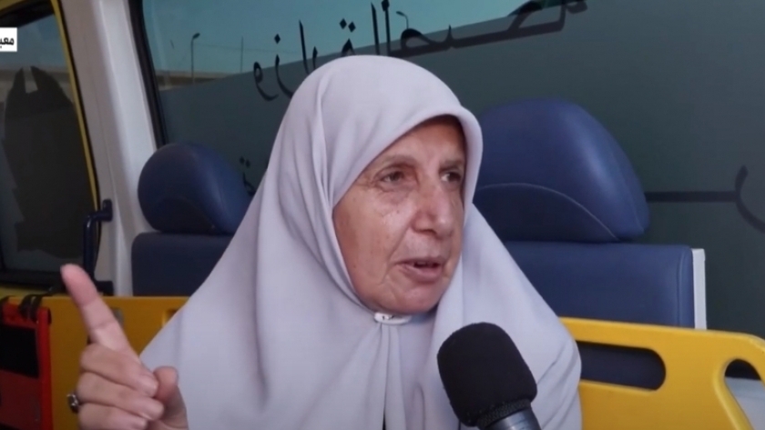 سيدة فلسطينية تصل مصر عبر معبر رفح