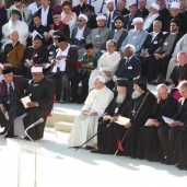 جانب من مؤتمر السلام الدولى بحضور عباس شومان وبابا الفاتيكان