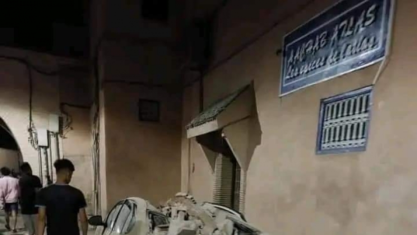 مشاهد من زلزال المغرب