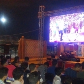 شاشات عرض لمتابعة مباراة مصر والكونغو