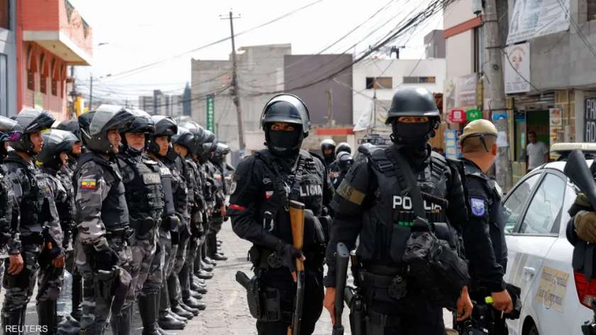 عناصر من الشرطة في الإكوادور-صورة أرشيفية