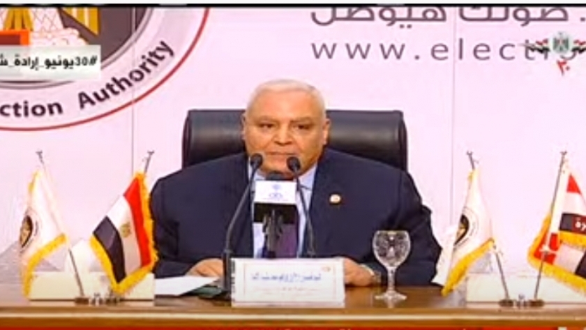 المستشار لاشين إبراهيم لاشين رئيس الهيئة الوطنية للإنتخابات