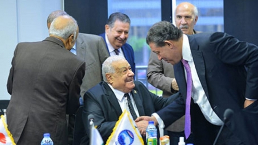 اجتماع التحالف الانتخابي أمس بمقر ائتلاف دعم مصر البرلماني