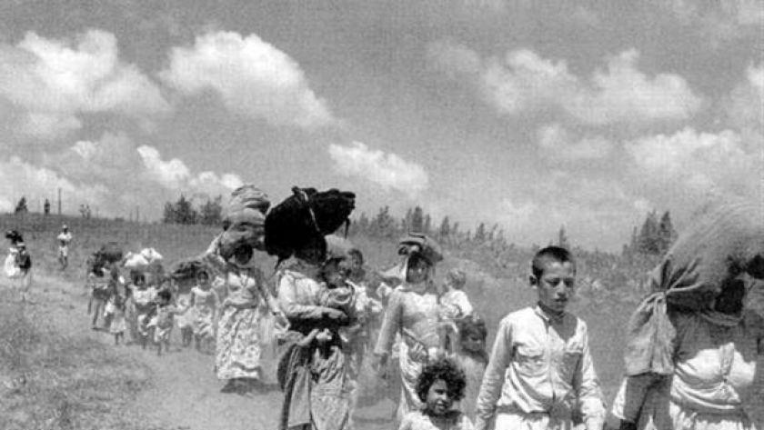جانب من تهجير الفلسطينيين في نكبة 1948- أرشيفية
