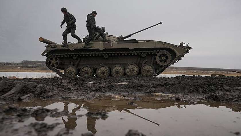 آلية عسكرية تابعة لـ الجيش الأوكراني