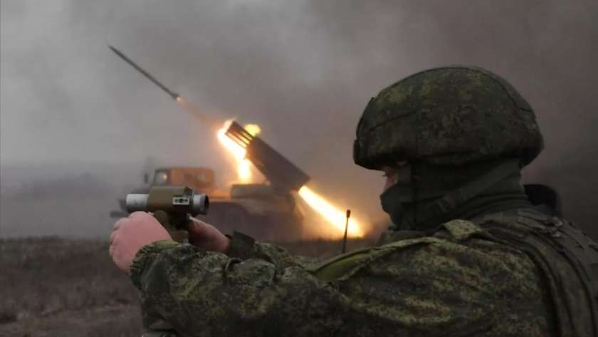 قصف روسي على مواقع أوكرانية - صورة أرشيفية