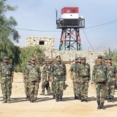 قوات من «حماس» على الحدود مع سيناء «أ.ف.ب»