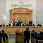 المحكمة الدستورية العليا فى إحدى جلساتها «صورة أرشيفية»