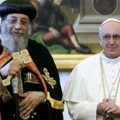 البابا تواضروس والبابا فرانسيس