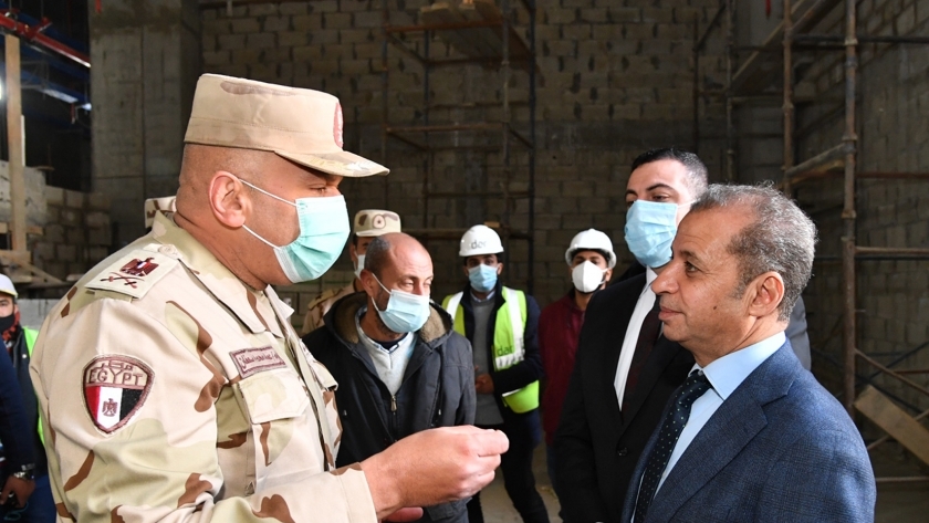 المستشار محمود إسماعيل خلال زيارته لمبنى مجلس الشيوخ بالعاصمة الإدارية